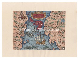 偽版GIPANG古地図　Fake Old Map of Zipangu (Japan)