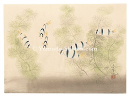自筆画　魚（仮題）　Fish (tentative title)