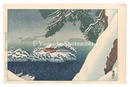 松島五大堂の雪　Snow at Godaido Hall, Matsushima