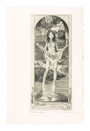 蔵書票　サブリナ I　Ex Libris: Sablina I