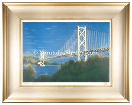 白い橋　因島大橋　White Bridge, the Innoshima Ohashi Bridge