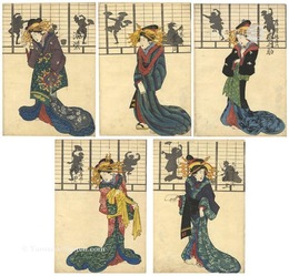 影絵美人　Beauties and Shadow Pictures