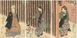 宿花千人禿　Kabuki Scene from　Yayoi No Hana Sennin Kamuro