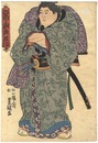 相撲絵　常山五良治　Sumo-e Tsuneyama Goroji