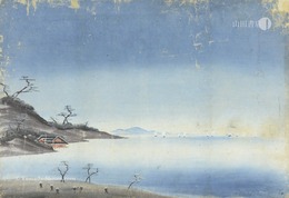 泥絵　風景　Doro-e