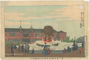 第二回内勧業博覧会内美術館噴水　Fountain in Art Museum at the Second Domestic Industrial Exhibition.
