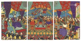 大日本憲法御発布之図　Promulgation of the Constitution of Great Japan