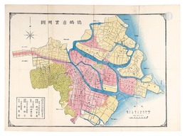徳島市実測図　Survey Map of Tokushima City