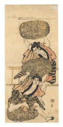 芝居絵　Kabuki Actors Print