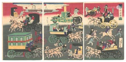 東京往来車尽　Collection of Vehicles Coming and Going in Tokyo