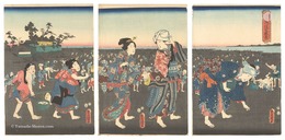 汐干潟弥生風景　View of the Mudflat in the Third Month