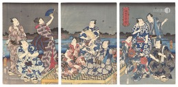 隅田乃蛍狩　Catching Fireflies by the Sumida River