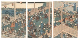 子供音曲さらいの図　Children Learning Music