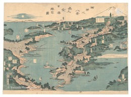 西湖之八景武之金沢模写図　Eight Views of Saiko: Copy of Kanazawa in Musashi Province