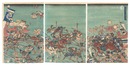 信州川中島合戦之図　The Battle of Kawanakajima in Shinano Province