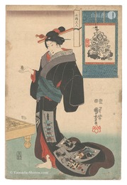 七婦久人　毘沙門天　Women as the Seven Gods of Good Fortune / Bishamonten