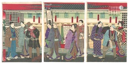 間口廾五間奥行卅間余 新富座本普請出来之図　Maguchi Nijugoken Okuyuki Sanjukken amari Shintomiza Honfushin Shuttai no Zu