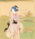 自筆画色紙　Shikishi Paper Board