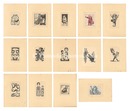 単色版画　Monochrome prints