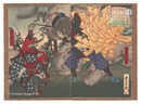 新撰太閤記　毛受勝助ノ勇猛　Newly Selected Records of the Taiko Hideyoshi / Bravery of Menju Katsusuke