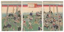 榊原撃剣会興行之図　Fencing Match Performance by Sakakibara Kenkichi