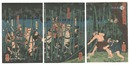 木曽義仲粟津落之図　The Last Stand of Kiso Yoshinaka at Awazu