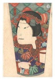 役者絵　Kabuki Actor Print