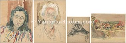 自筆画　Paintings