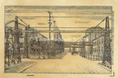 秋田石油化学株式会社　秋田製造所　工場図其壱　Akita Petrochemical co.ltd, Manufacturing Site