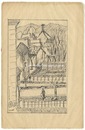 自筆画　ヴィクトリアにて　Drawing : At Victoria