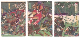 佐藤正清高名図　Sato Masakiyo Gains Renown