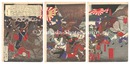 鹿児島戦争記　野津大佐軍旗奪還之図　Chronicle of the Satsuma Rebellion / Colonel Nozu Takes Back the Battle Flag