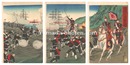 海陸大演習之図　The Grand Maneuvers of the Navy and the Army