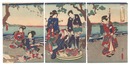 俤けんじ　江戸の風景　Traces of Genji / View of Edo