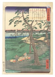 江戸名勝図会　白髭明神　Views of Famous Places in Edo / Shirahige Shrine