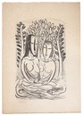 水浴する母と娘　Mother and Her Daughter Bathing