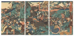 源頼朝公富士裾野牧狩之図　Lord Minamoto Yoritomo's Hunt at the Foot of Mount Fuji