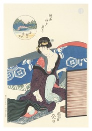 時世江戸鹿子 白金の清正公【復刻版】　Edo Tie-dying in the Modern Style / Seishoko(Kakurin-ji Temple)of Shirokane【Reproduction】