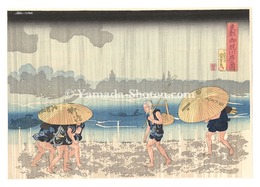 東都御厩川岸之図 【復刻版】　View of Onmaya Embankment in the Eastern Capital【Reproduction】