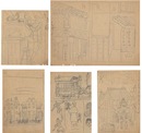 自筆画稿 絵本『ランプ』下絵　Rough Sketch for a Picture Book