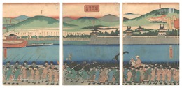 山城淀川風景之図　View of the Yodo River in Yamashiro Province