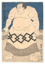 相撲絵　平石七太夫　Sumo-e: Hiraishi Shichidayu