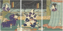 処女評判善悪鏡　Kabuki Play: Musume Hyoban Zenaku Kagami