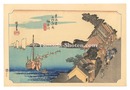 東海道五十三次（保永堂版）　神奈川 台之景【復刻版】　The Fifty-Three Stations of the Tokaido (Hoeido Edition) / Kawasaki: Scene on the Hill【Reproduction】