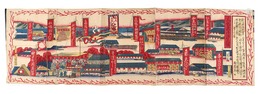 人気辰年浪花賑　The Prosperity of Osaka in the Year of the Dragon