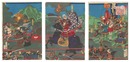 奥州国会津合戦ノ図　The Battle at Aizu, Mutsu Province