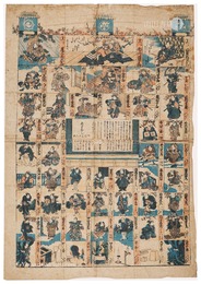 役者双六（仮題）　Actors Sugoroku (tentative title)