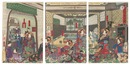 江戸町二丁目甲子屋 浴室之図　Bathhouse of the Koshiya at Edo-machi nichome