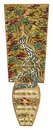 自筆羽子板　渓流　Mountain stream
