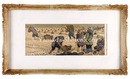 米作四題　そりひき（冬）　Four Scenes of Rice Cultivation / Sledding (Winter)